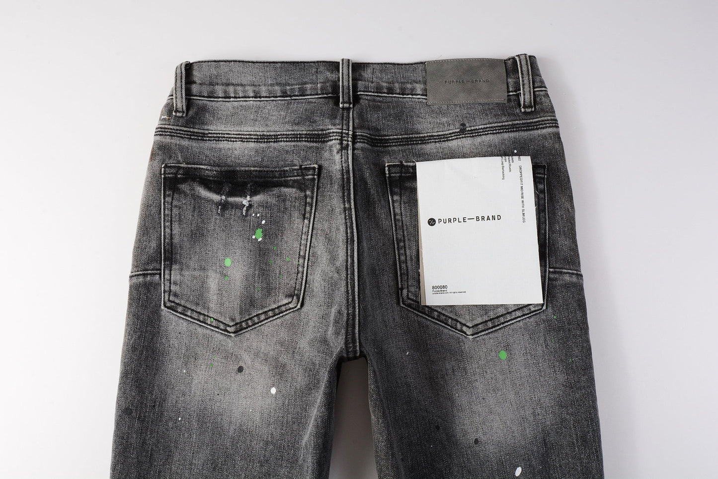 PURPLE New High Quality Mens Jeans Designer Jeans Fashion Distressed Ripped Denim Cargo For Men High Street Fashion 9031