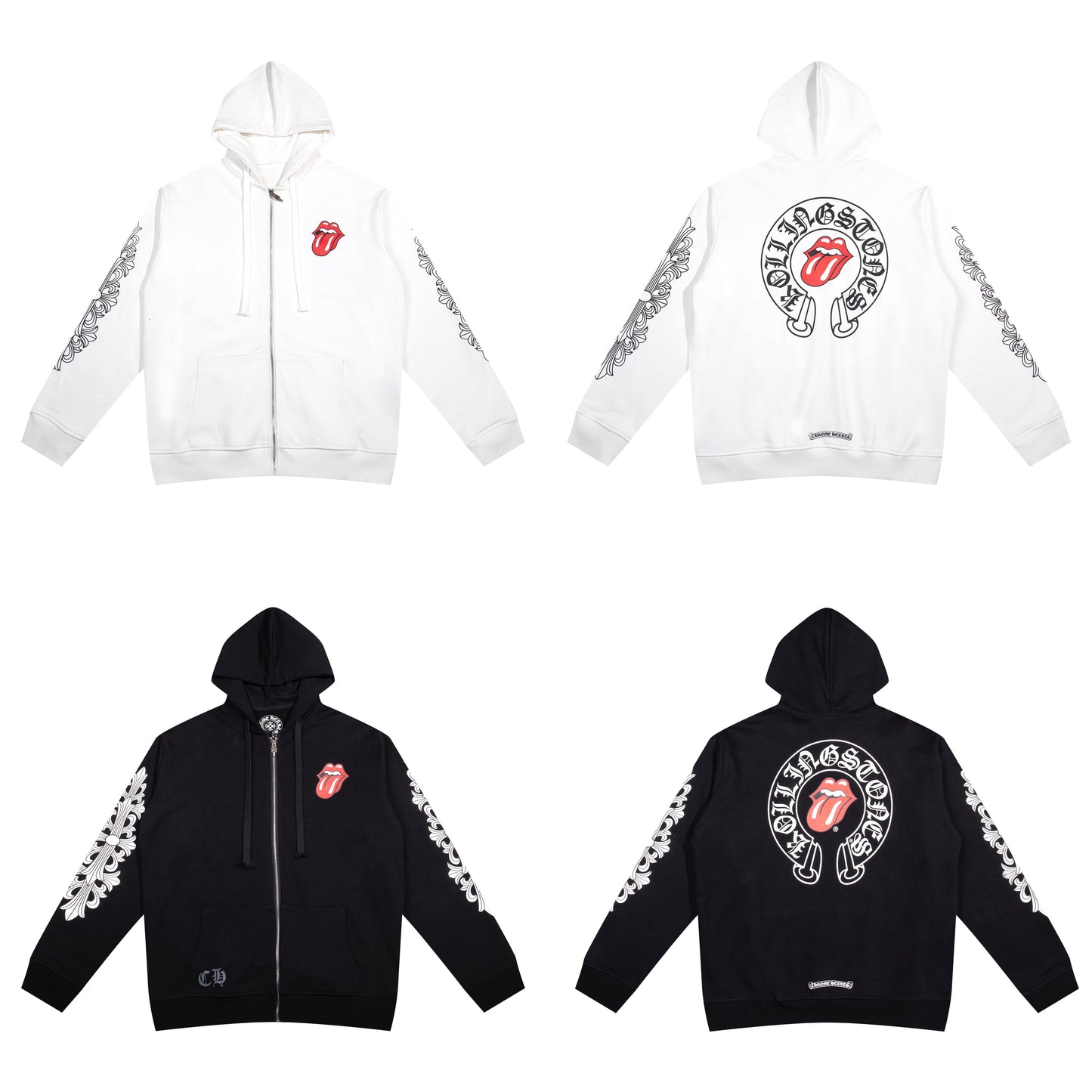 Chrome Hearts Zip Up Hoodie K5013