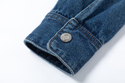 Ami paris 3D Embossed Heart Denim Jacket 835