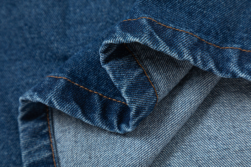 Ami paris 3D Embossed Heart Denim Jacket 835