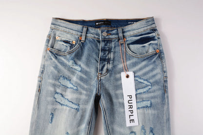 PURPLE New Purple Personality Fashion Jeans 9038