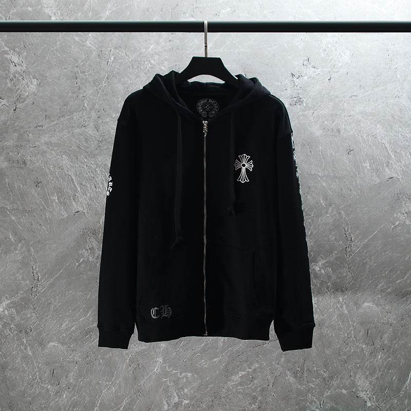 Chrome Hearts Zip Up Hoodie K5007